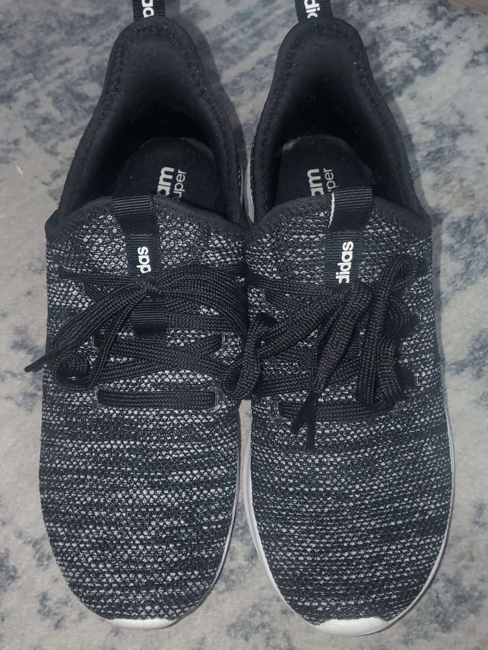 adidas Women’s Black Knit Casual Sneakers